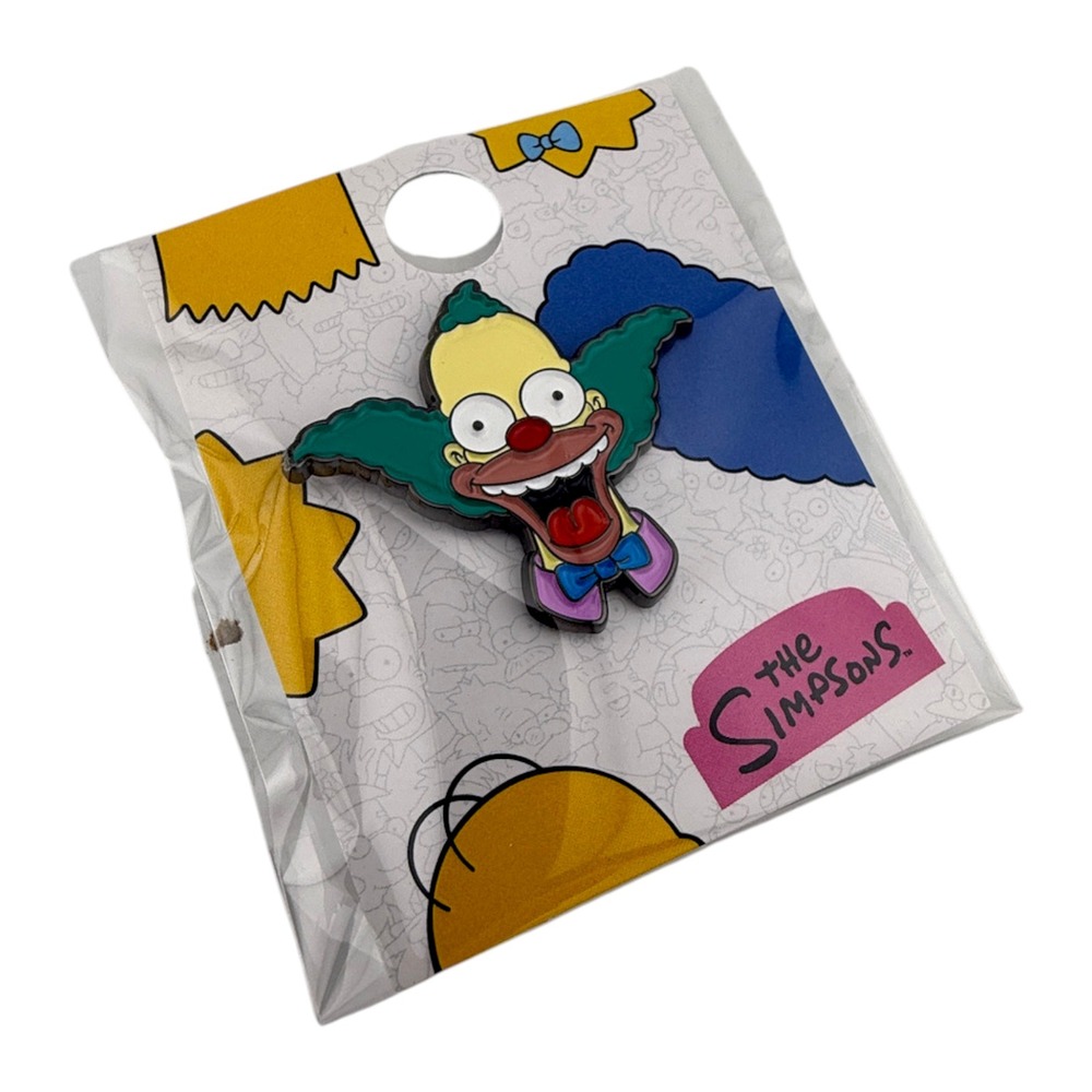 Lids x The Simpsons Krusty the Clown Simpson Exclusive Limited MLB Cap Hat Pin